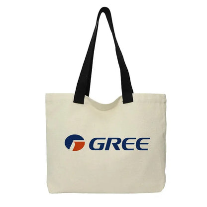 Wholesale Custom Canvas Tote Bag with Black Handles - Product Image 1