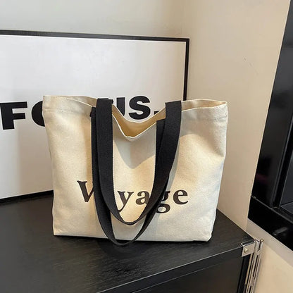 Wholesale Custom Canvas Tote Bag with Black Handles - Product Image 2