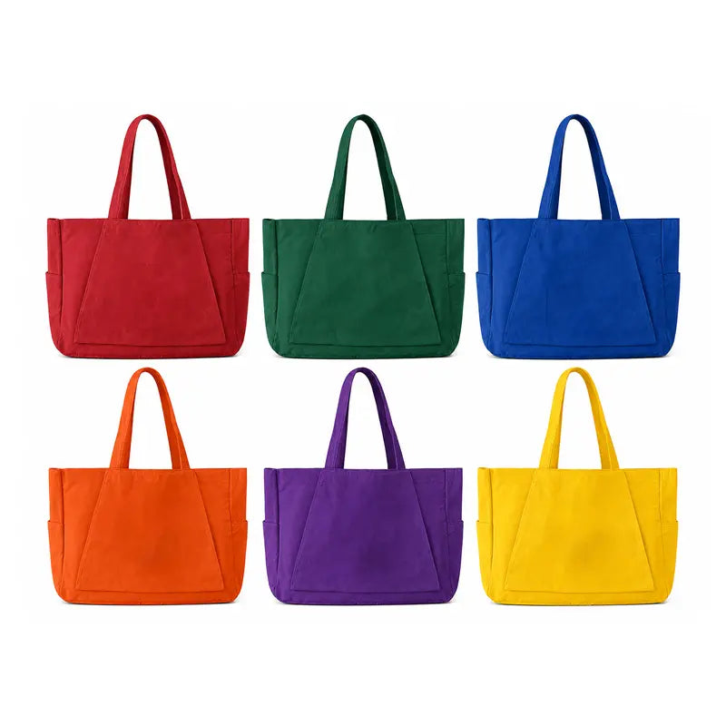 Custom Logo Canvas Yoga Mat Tote Bag with Side Pockets - Product Image 3