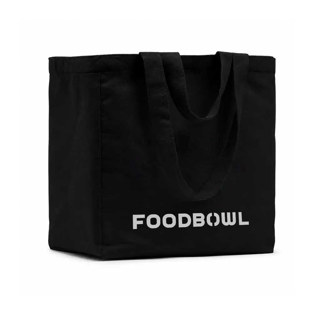 Custom Logo 12oz Boxed Canvas Tote Bag with Inner Pocket - Product Image 3