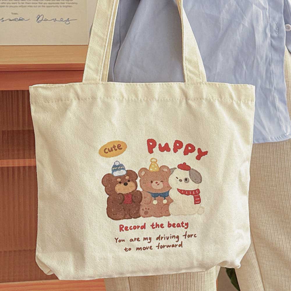 Custom Logo 12oz Canvas Tote Bag with Bottom Gusset - Product Image 3