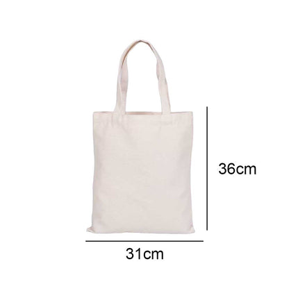 Custom Logo 12oz Cotton Canvas Tote Bag 12x14in - Natural